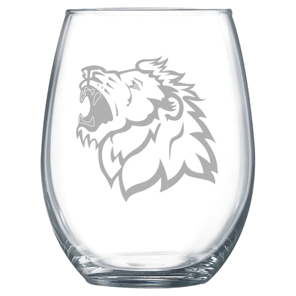 Missouri Southern State University Polar Camel 15 oz. Stemless Wine Glass
