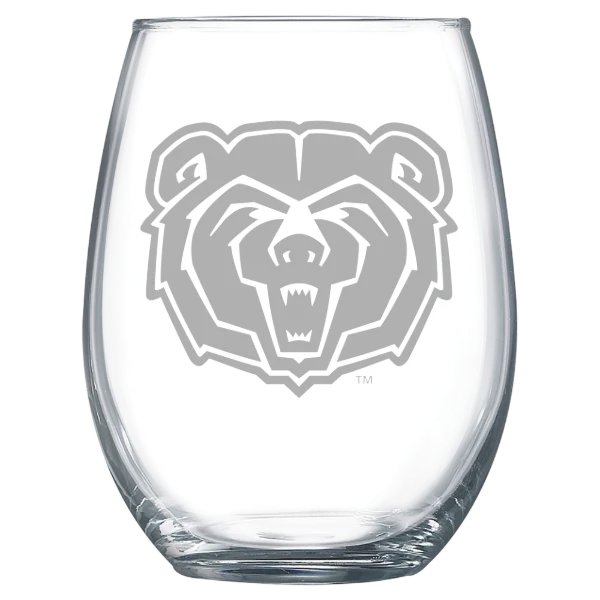 Missouri University of Science and Technology Polar Camel 15 oz. Stemless Wine Glass