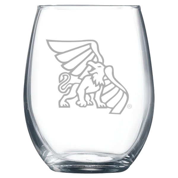 Missouri Western State University Polar Camel 9 oz. Stemless Wine Glass