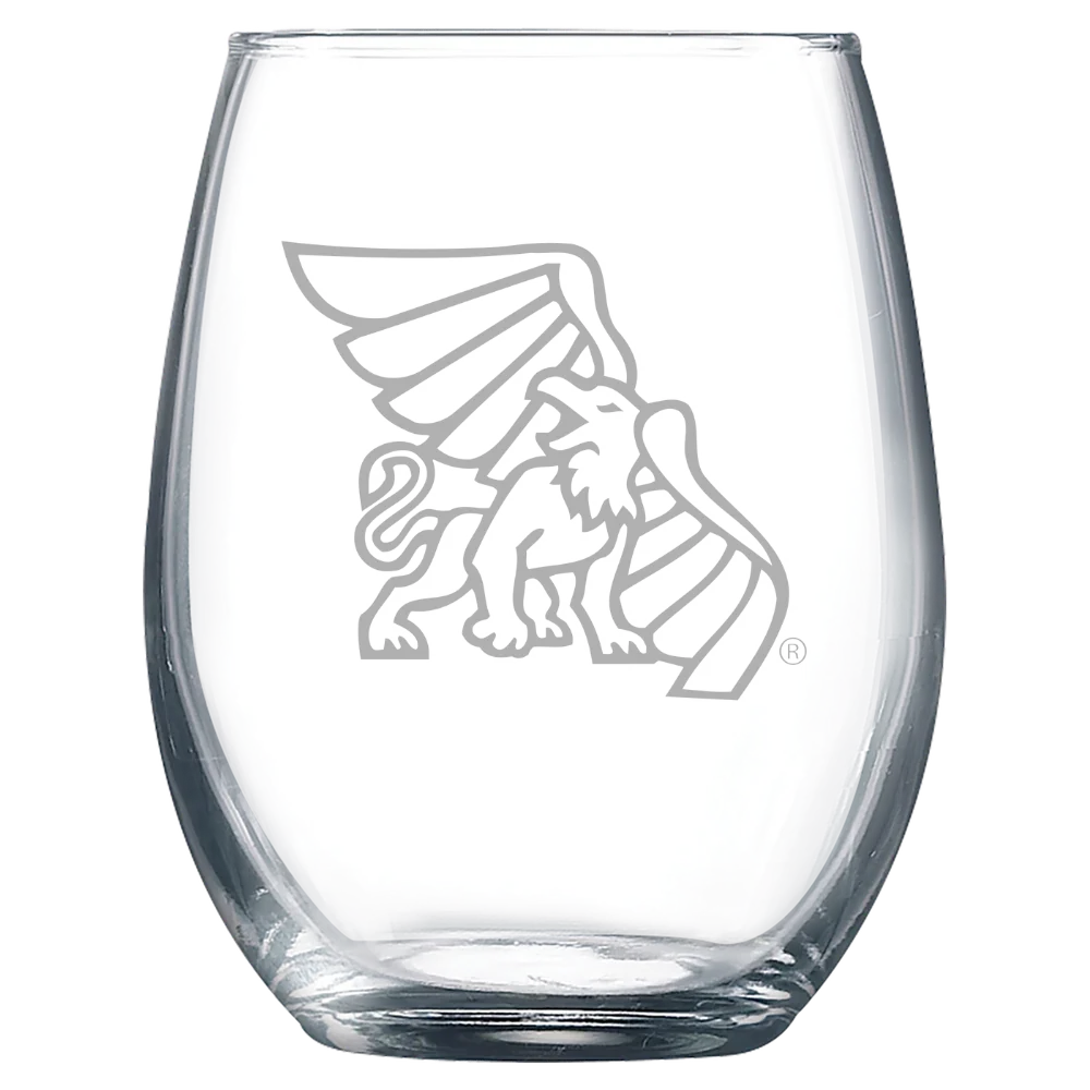 Missouri Western State University Polar Camel 9 oz. Stemless Wine Glass