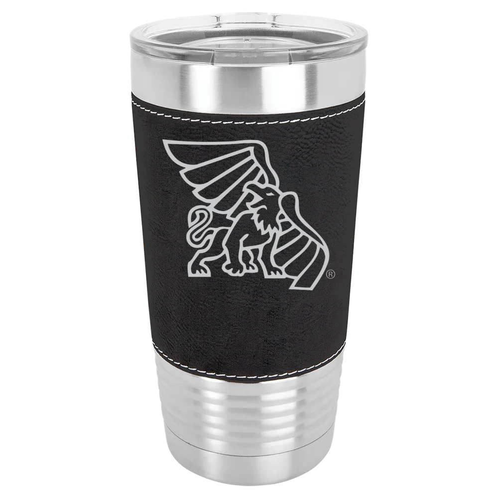 Missouri Western State University Polar Camel 20 oz. Leatherette Grip Tumbler with Standard Lid