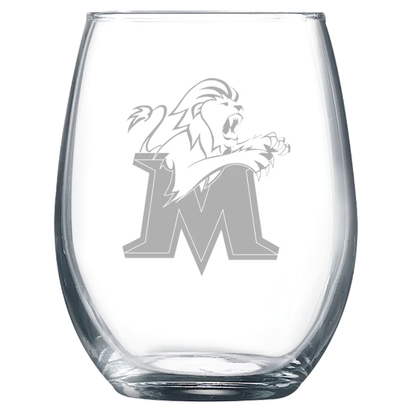 Molloy University Polar Camel 9 oz. Stemless Wine Glass