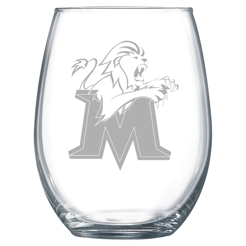 Molloy University Polar Camel 15 oz. Stemless Wine Glass