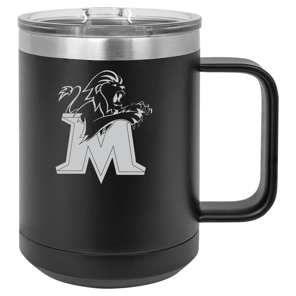 Molloy University Polar Camel 15 oz. Mug with Slider Lid