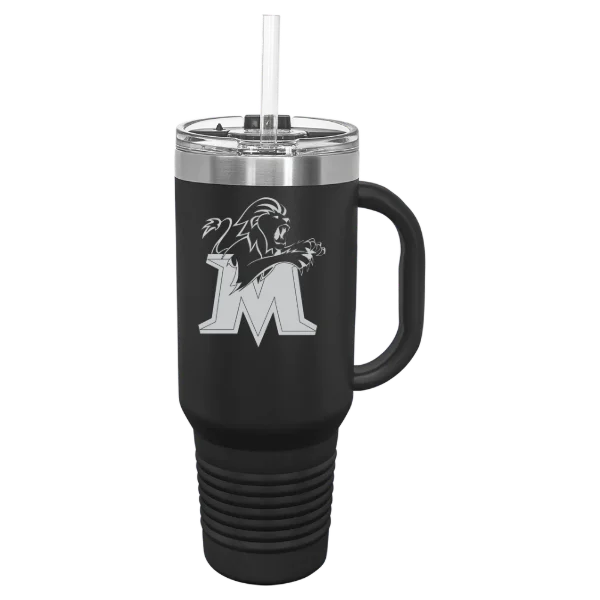 Molloy University Polar Camel 40 oz. Travel Mug with Snap Lid & Straw