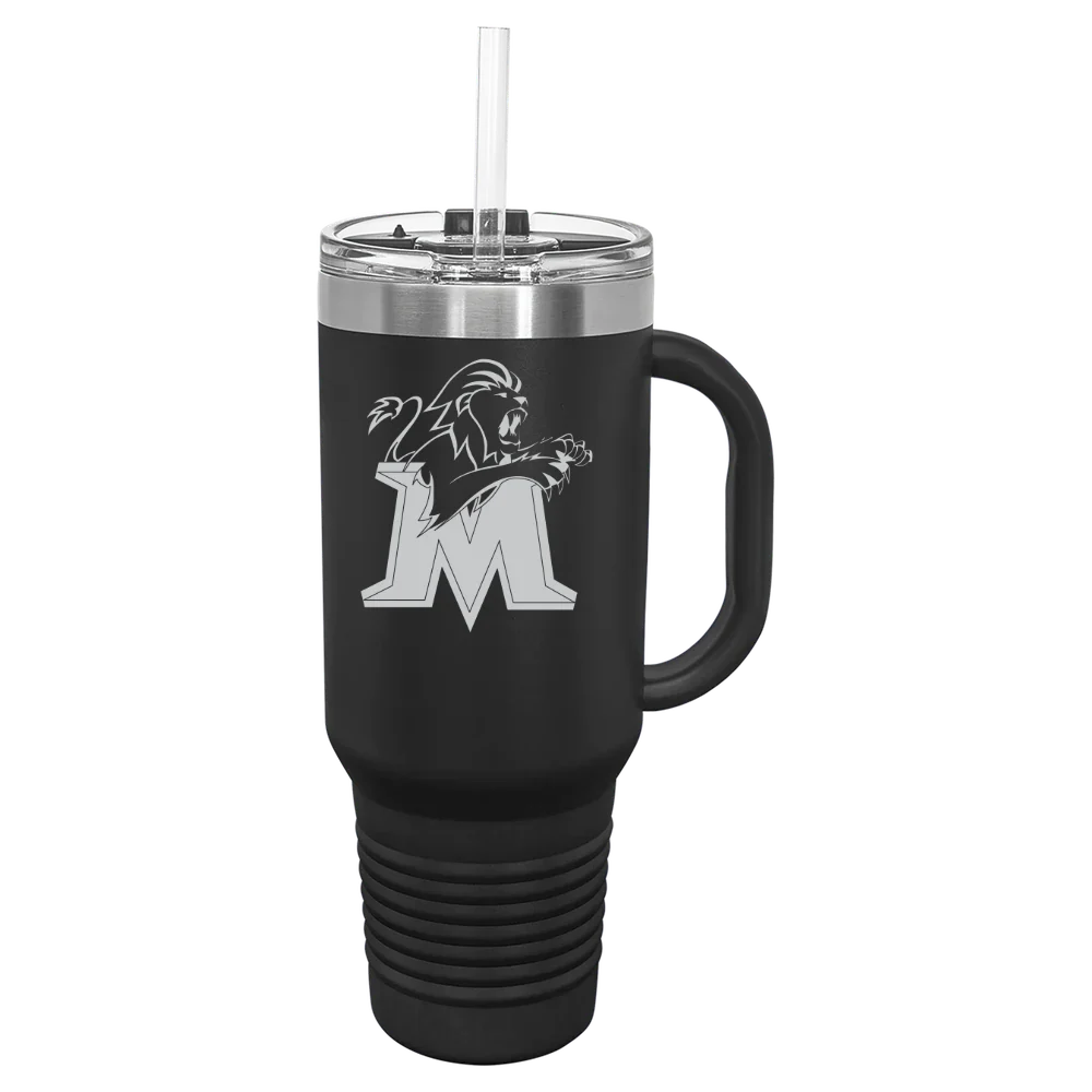 Molloy University Polar Camel 40 oz. Travel Mug with Snap Lid & Straw