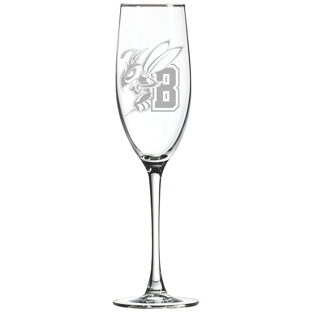 Montana State University Billings Polar Camel 8 oz. Champagne Flute
