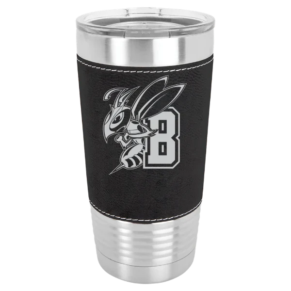 Montana State University Billings Polar Camel 20 oz. Leatherette Grip Tumbler with Standard Lid
