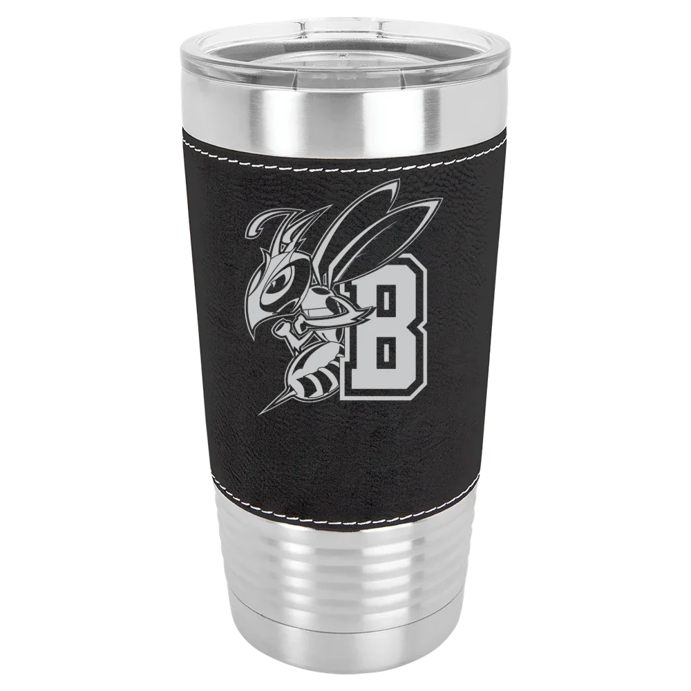 Montana State University Billings Polar Camel 20 oz. Leatherette Grip Tumbler with Standard Lid