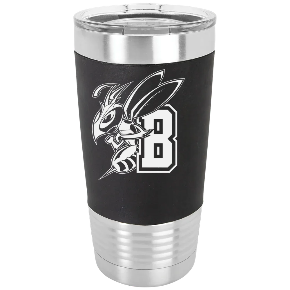 Montana State University Billings Polar Camel 20 oz. Silicone Grip Tumbler with Standard Lid