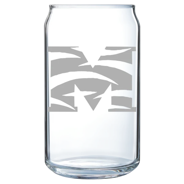 Morehouse College Polar Camel 16 oz. Can Glass
