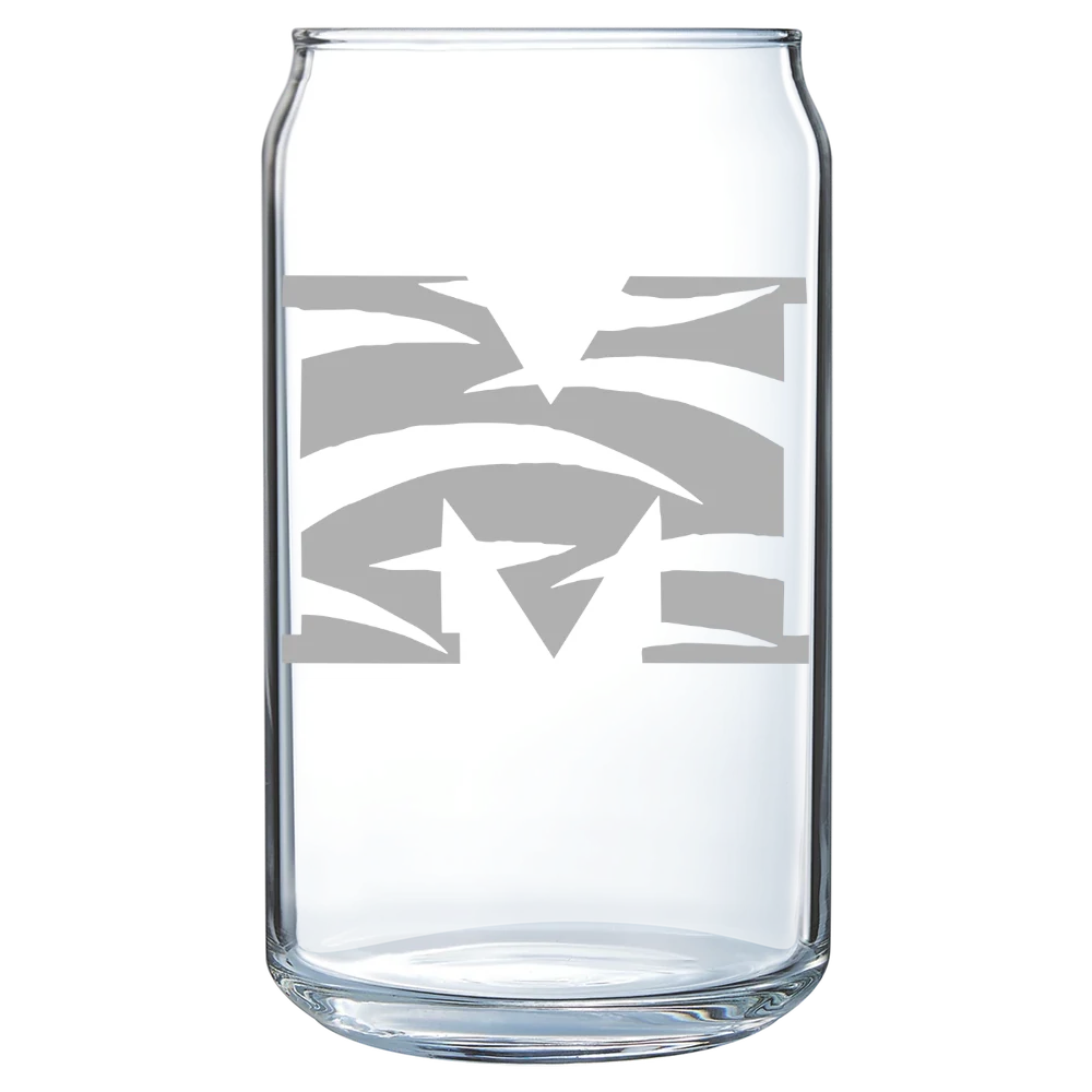 Morehouse College Polar Camel 16 oz. Can Glass