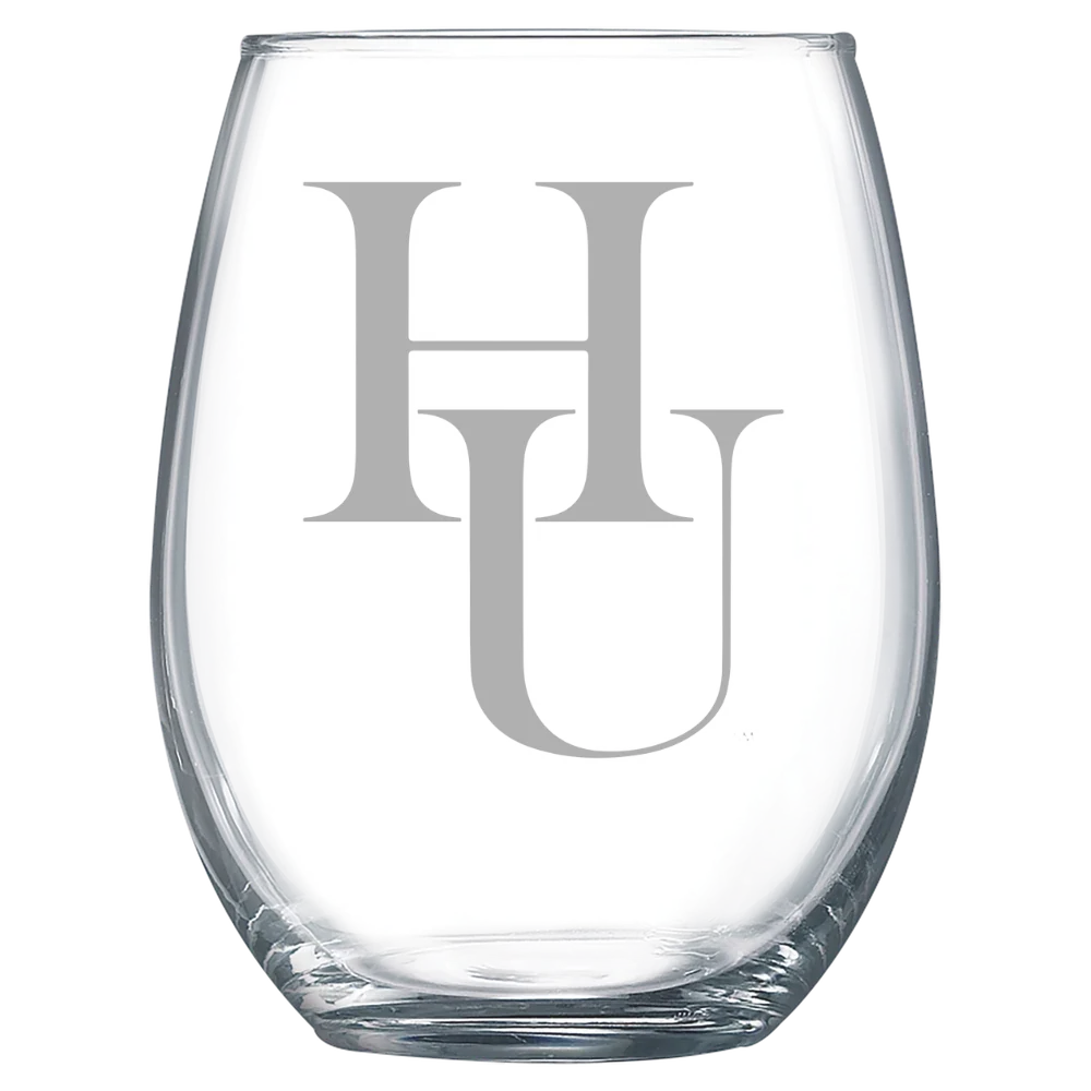 New Mexico Highlands University Polar Camel 15 oz. Stemless Wine Glass