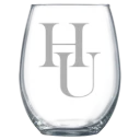 New Mexico Highlands University Polar Camel 15 oz. Stemless Wine Glass
