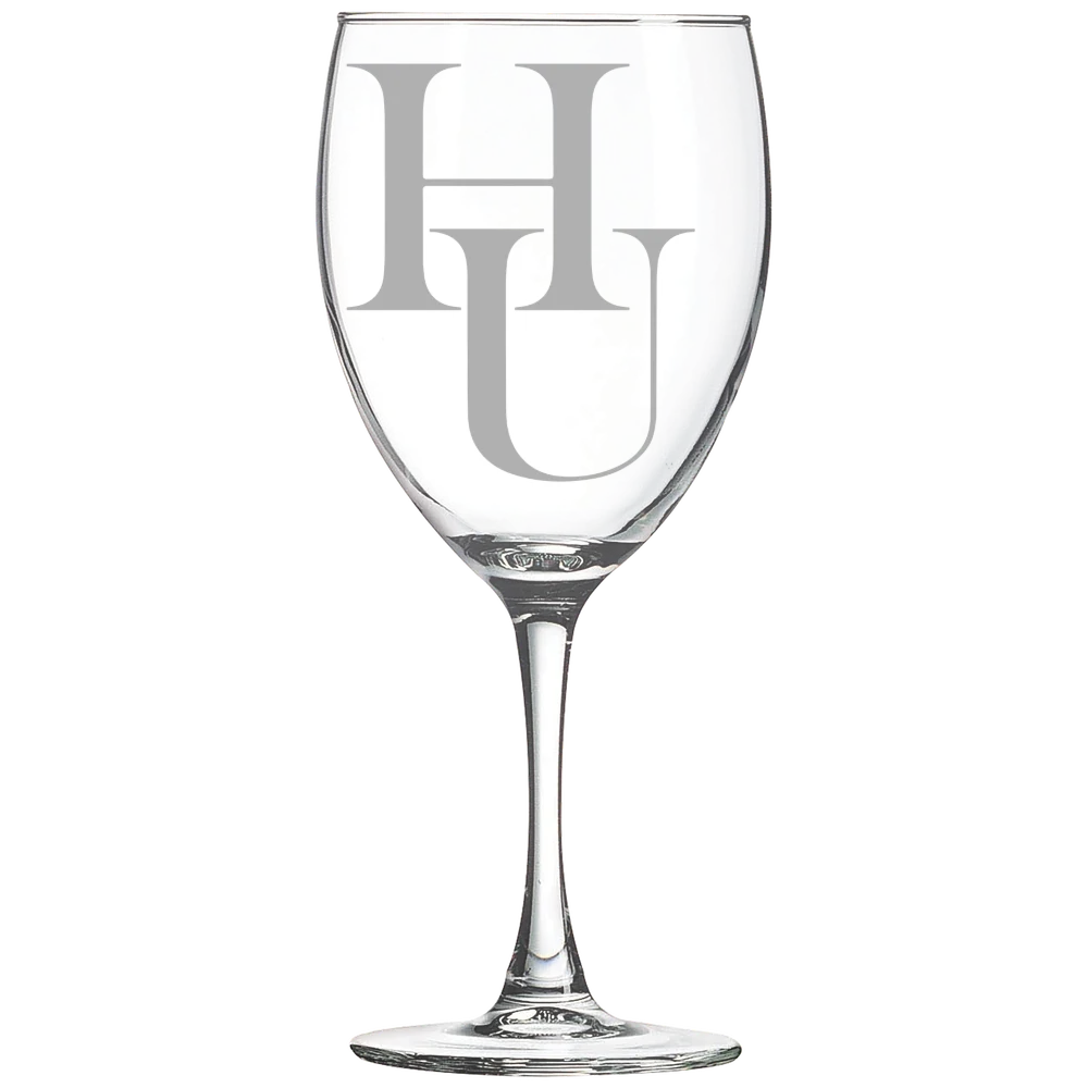 New Mexico Highlands University Polar Camel 10 1/2 oz. Wine Glass