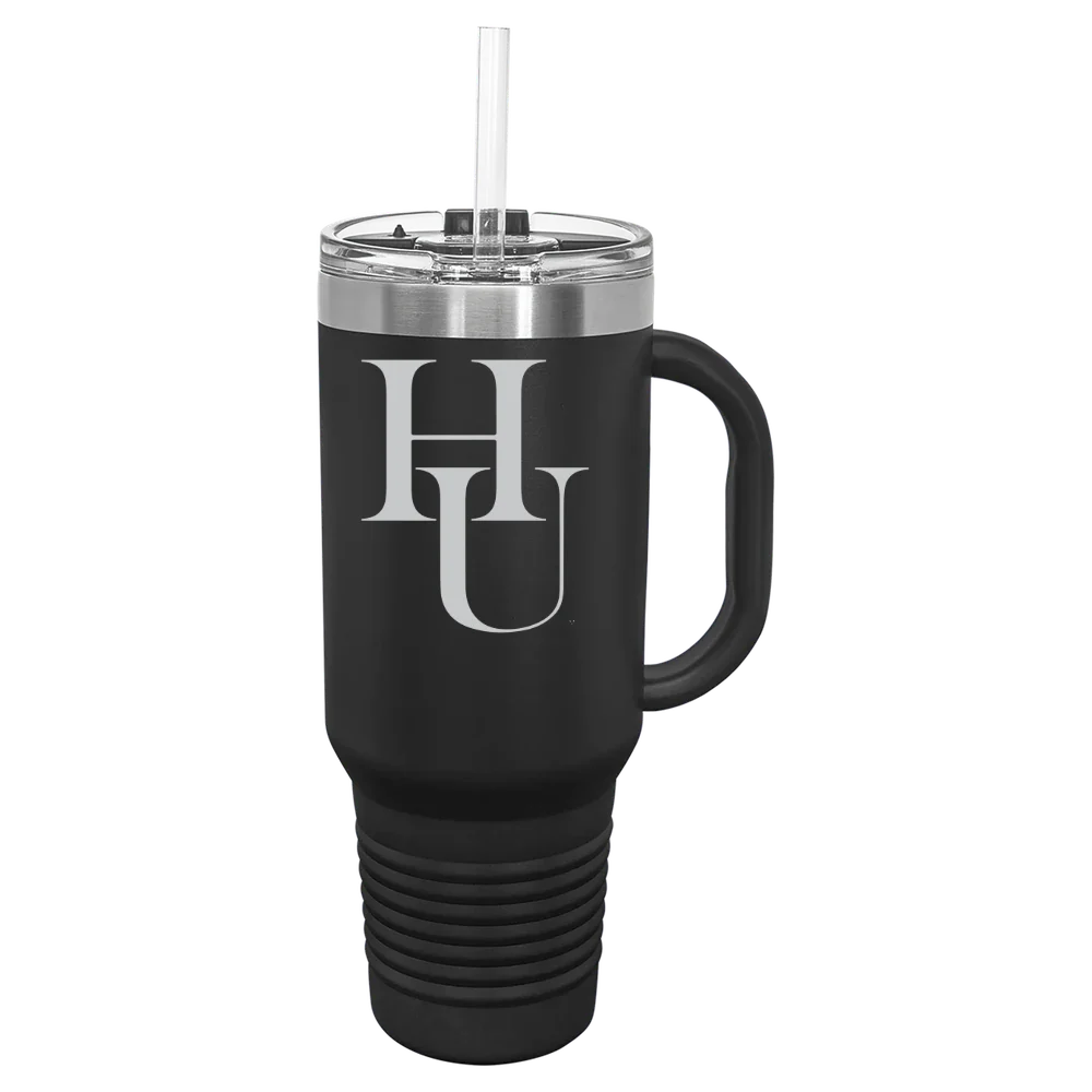 New Mexico Highlands University Polar Camel 40 oz. Travel Mug with Snap Lid & Straw