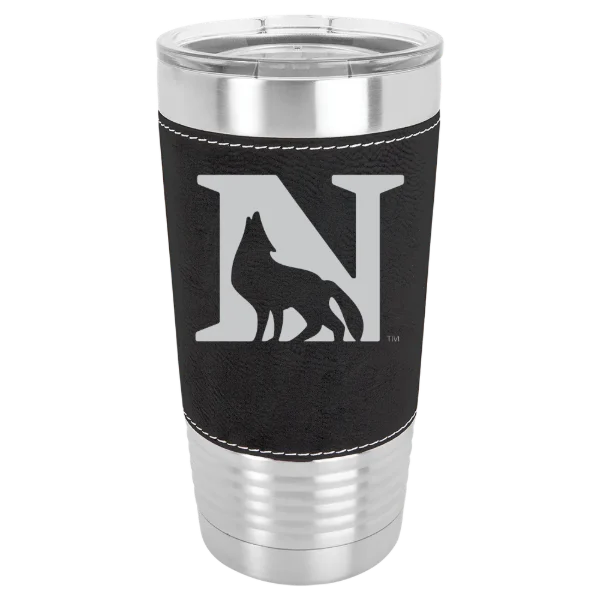 Newberry College Polar Camel 20 oz. Leatherette Grip Tumbler with Standard Lid