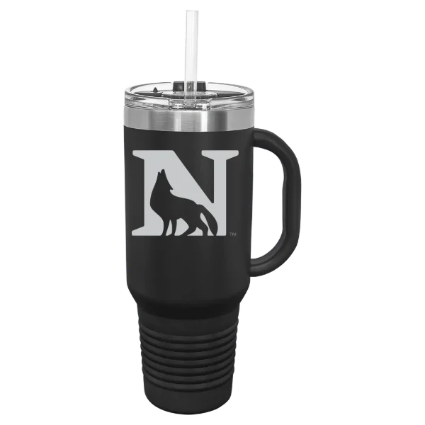 Newberry College Polar Camel 40 oz. Travel Mug with Snap Lid & Straw