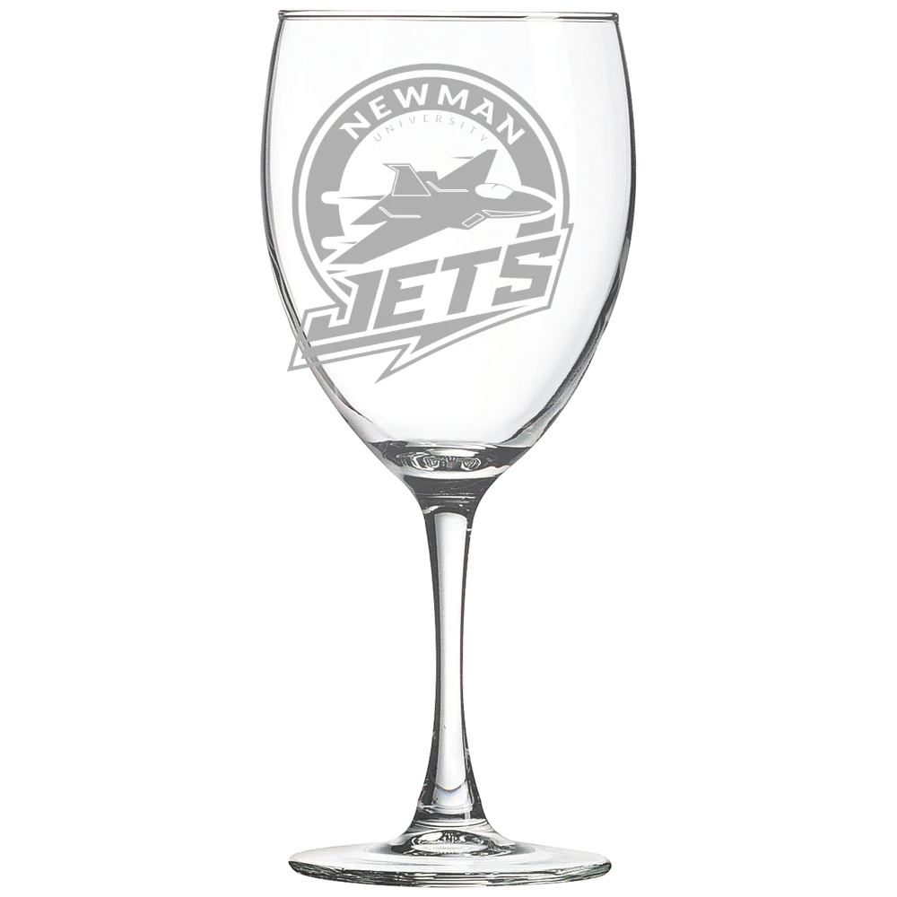 Newman University Polar Camel 10 1/2 oz. Wine Glass