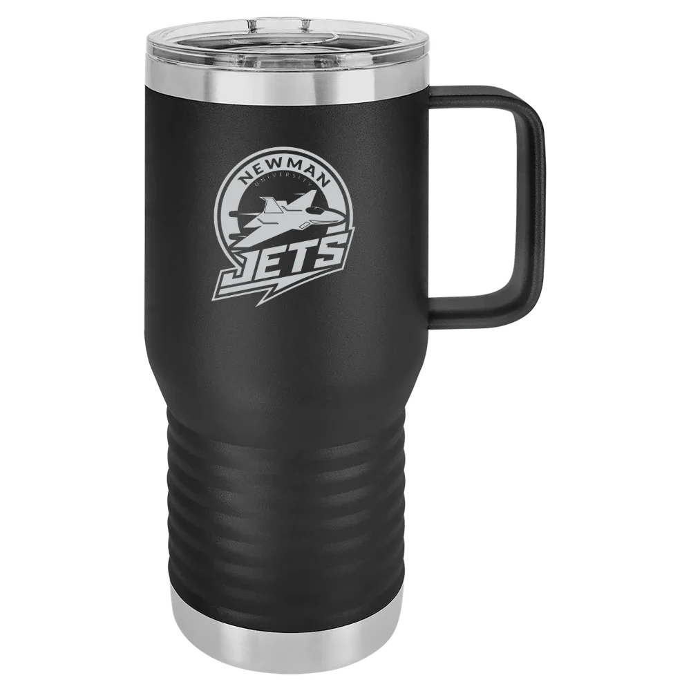 Newman University Polar Camel 20 oz. Travel Mug with Slider Lid