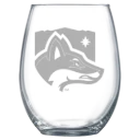 North Greenville University Polar Camel 15 oz. Stemless Wine Glass
