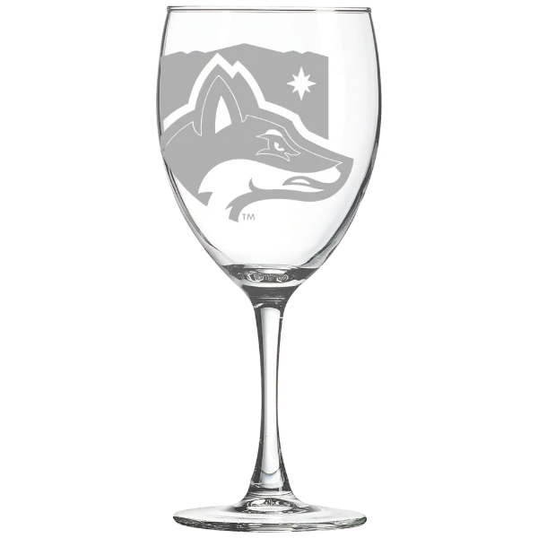 North Greenville University Polar Camel 10 1/2 oz. Wine Glass