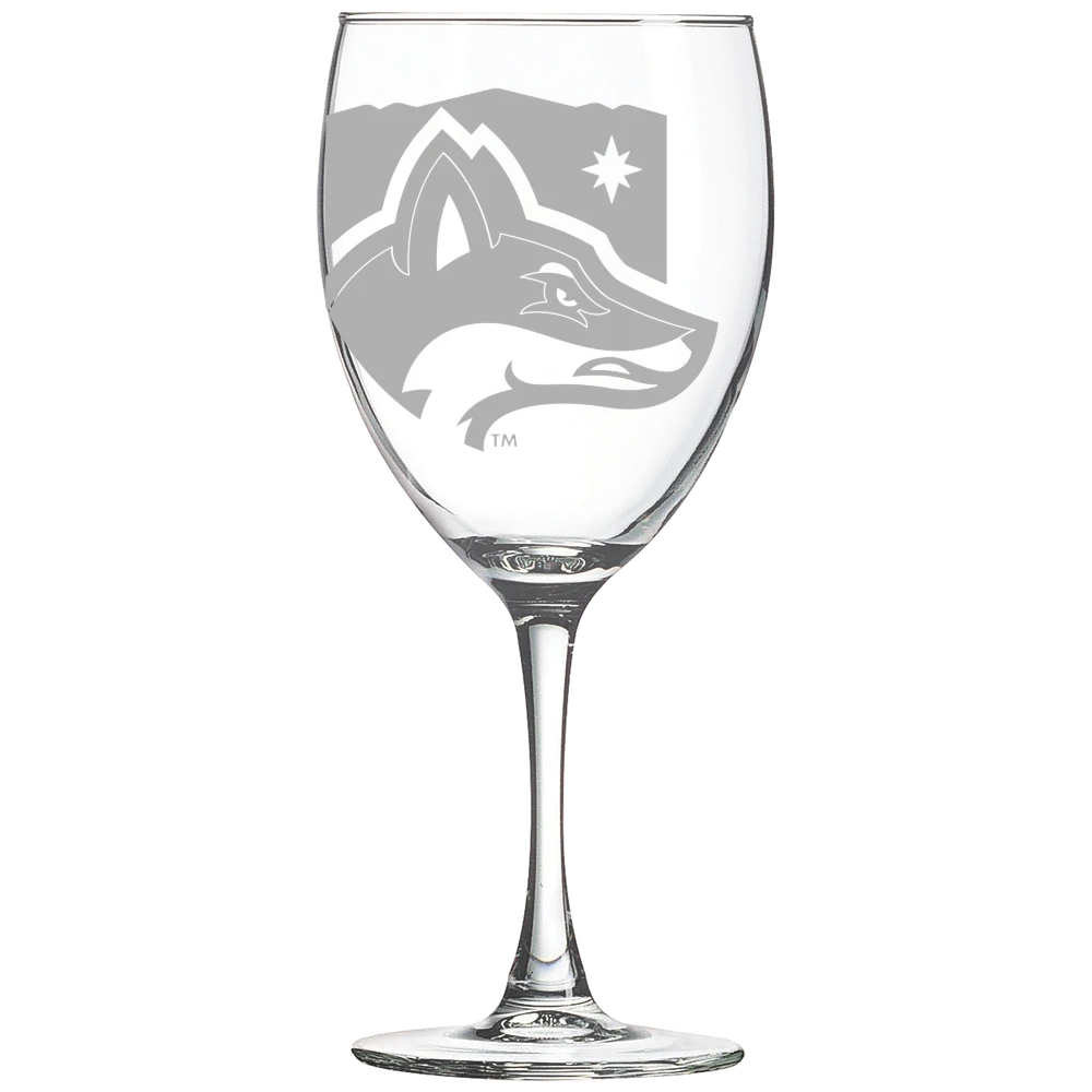 North Greenville University Polar Camel 10 1/2 oz. Wine Glass