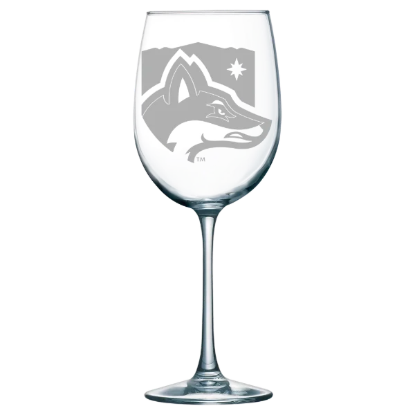North Greenville University Polar Camel 19 oz. Wine Glass