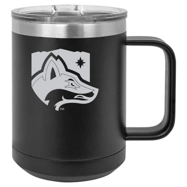 North Greenville University Polar Camel 15 oz. Mug with Slider Lid