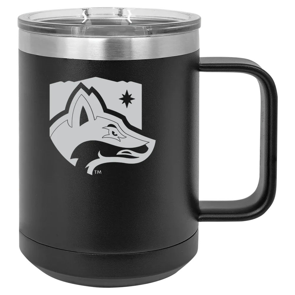 North Greenville University Polar Camel 15 oz. Mug with Slider Lid