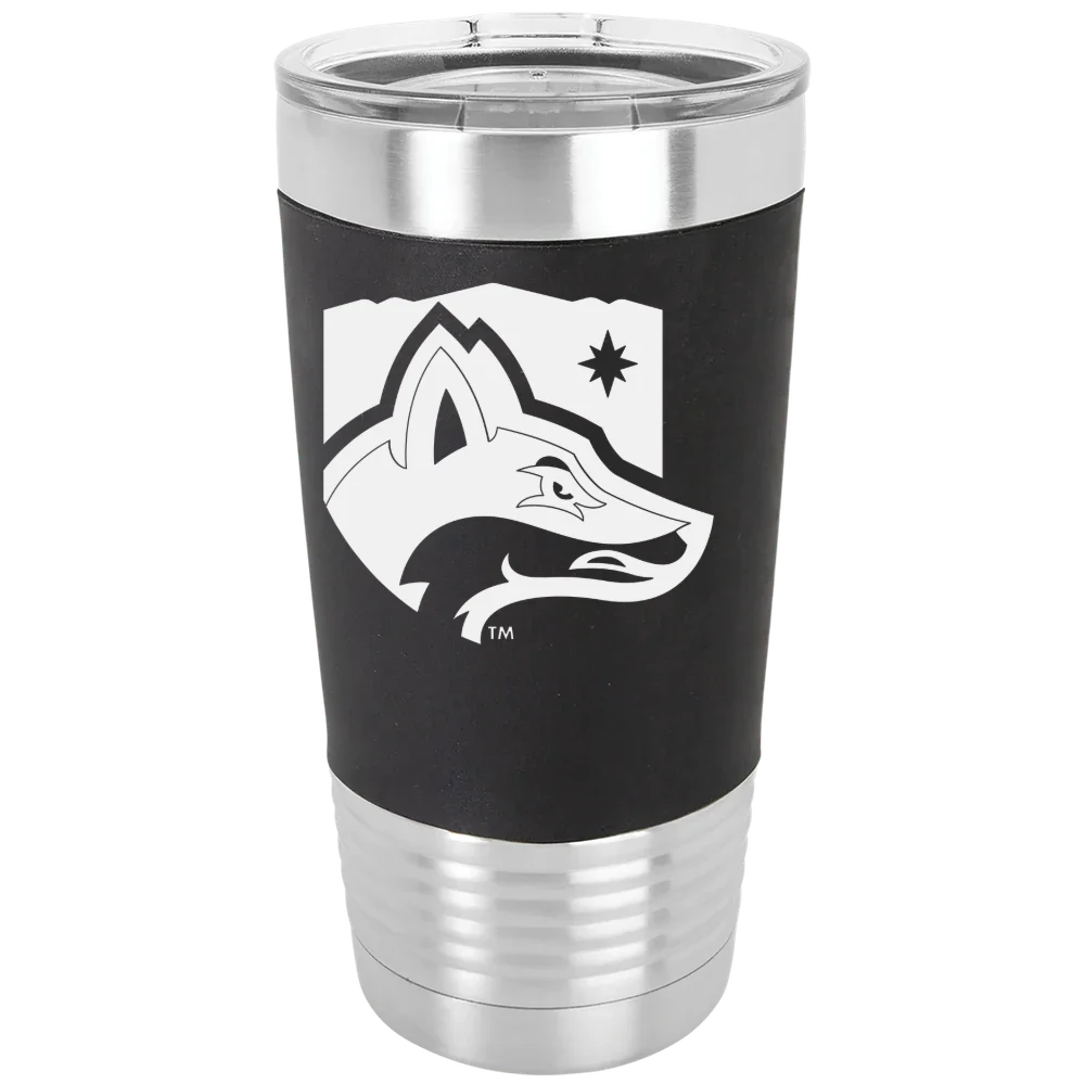 North Greenville University Polar Camel 20 oz. Silicone Grip Tumbler with Standard Lid