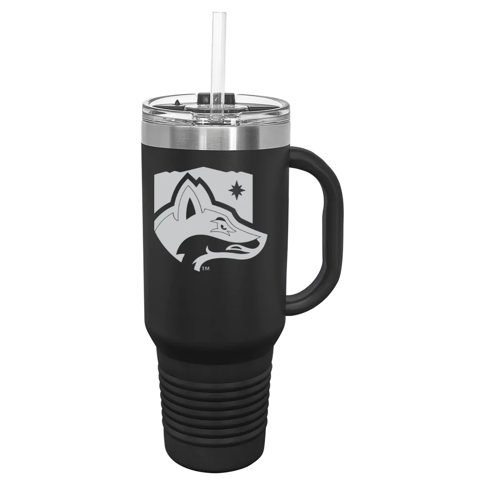 North Greenville University Polar Camel 40 oz. Travel Mug with Snap Lid & Straw