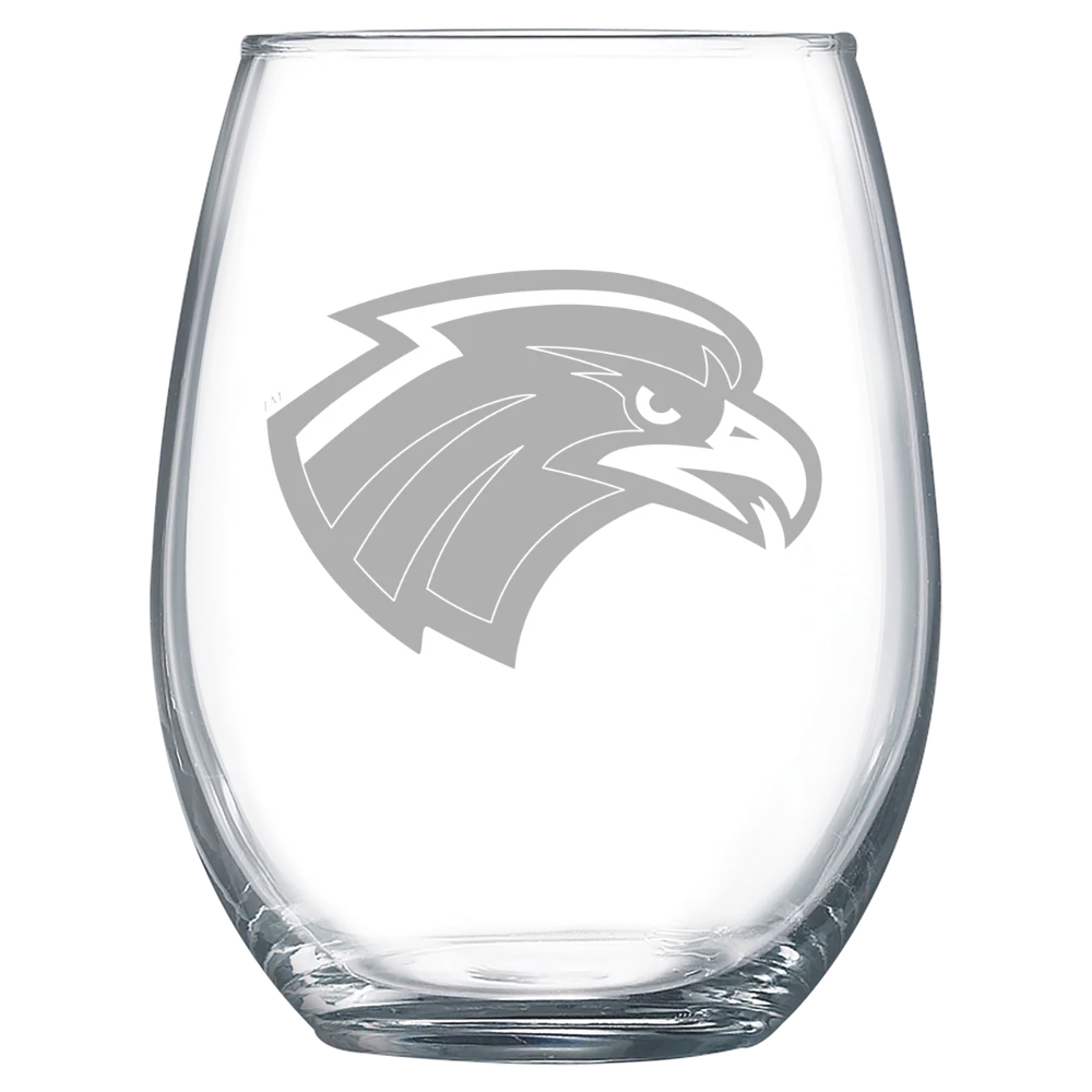 Northeastern State University Polar Camel 15 oz. Stemless Wine Glass