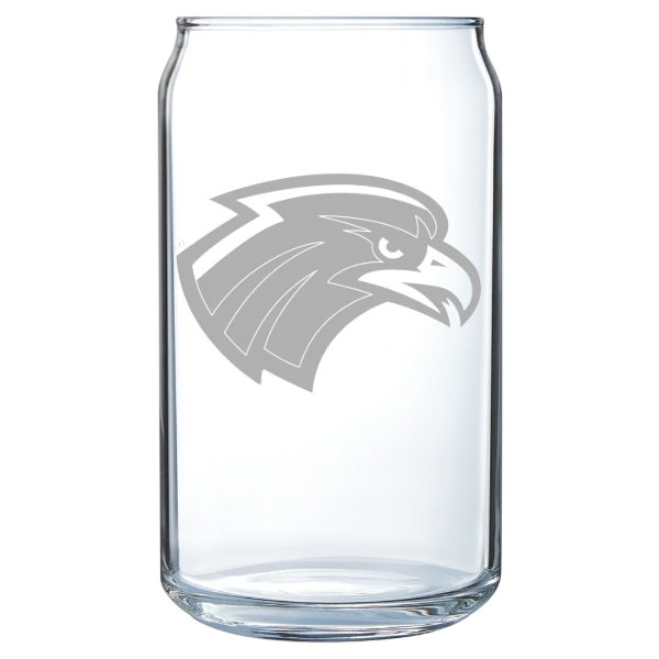 Northeastern State University Polar Camel 16 oz. Can Glass