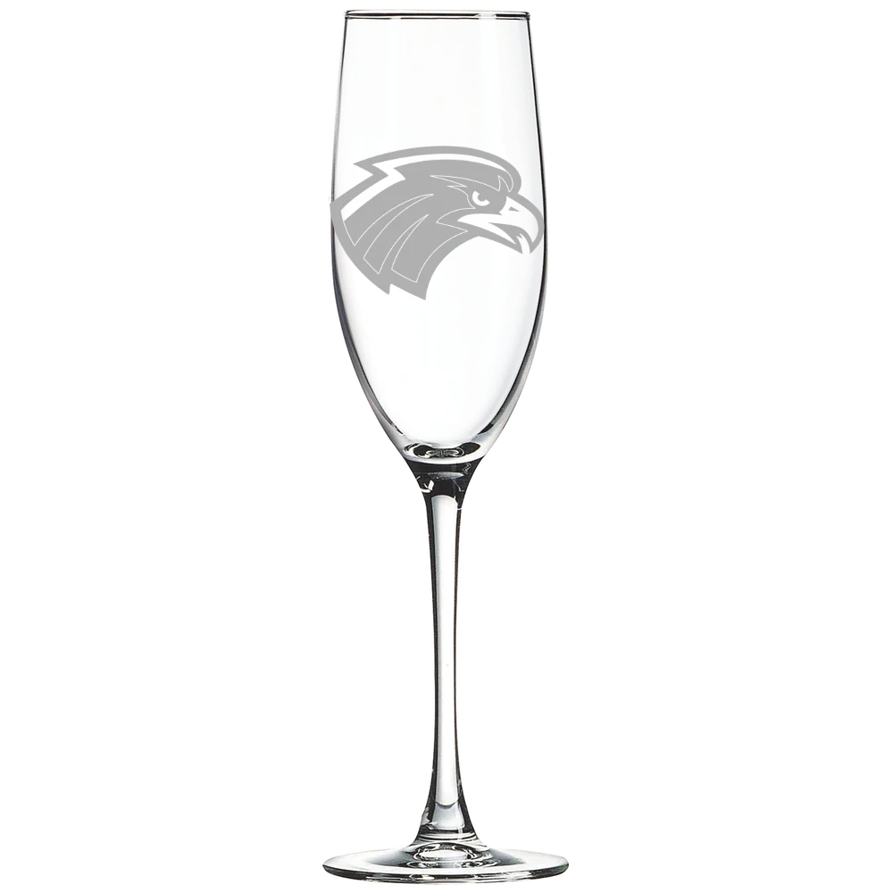 Northeastern State University Polar Camel 8 oz. Champagne Flute