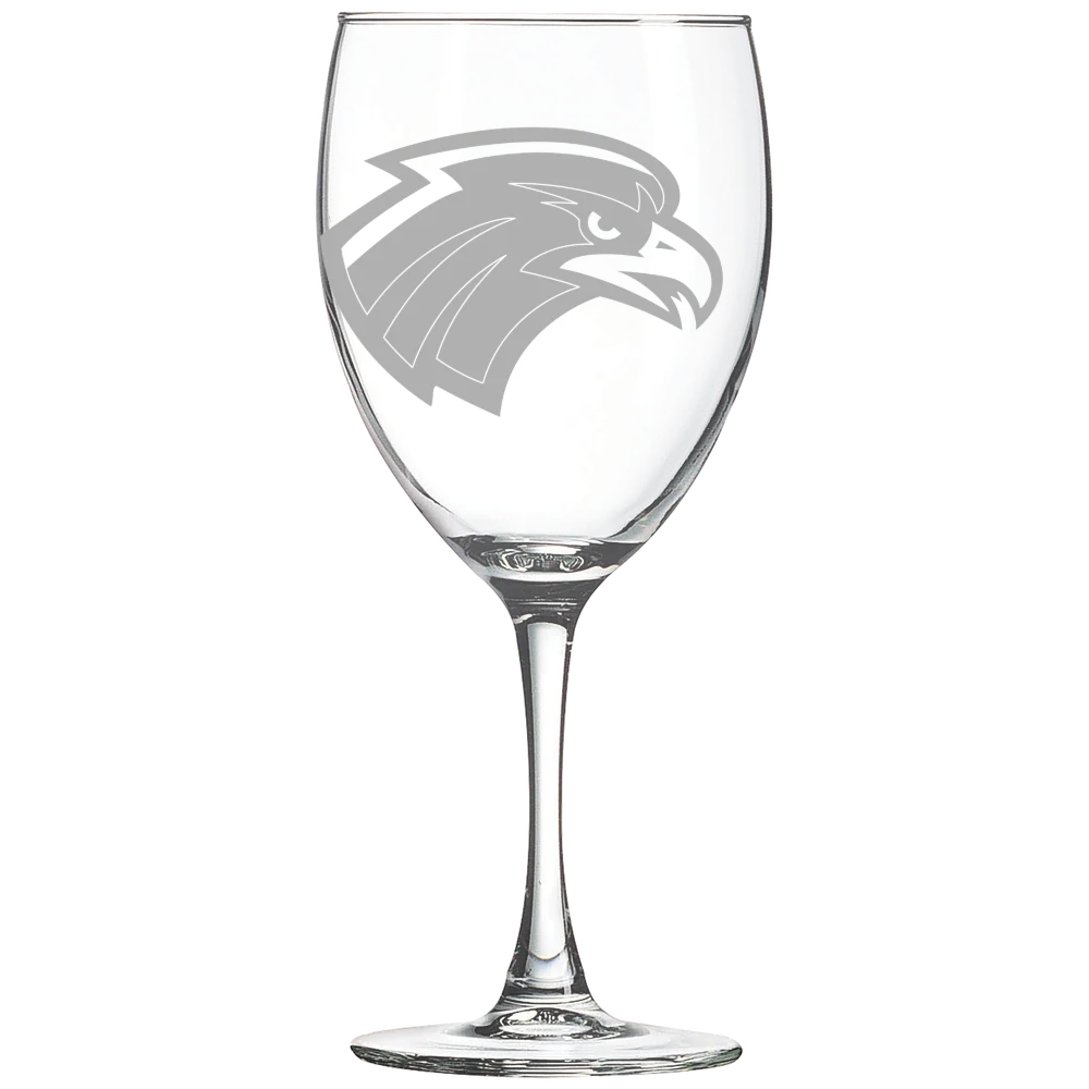 Northeastern State University Polar Camel 10 1/2 oz. Wine Glass
