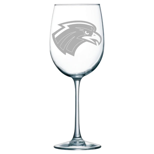 Northeastern State University Polar Camel 19 oz. Wine Glass