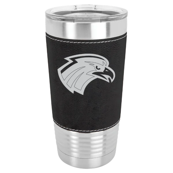 Northeastern State University Polar Camel 20 oz. Leatherette Grip Tumbler with Standard Lid