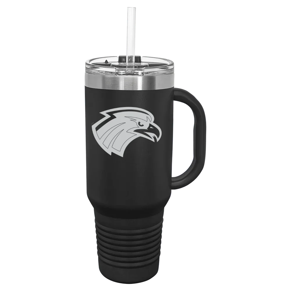 Northeastern State University Polar Camel 40 oz. Travel Mug with Snap Lid & Straw