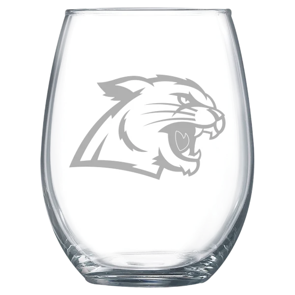 Northern Michigan University Polar Camel 15 oz. Stemless Wine Glass