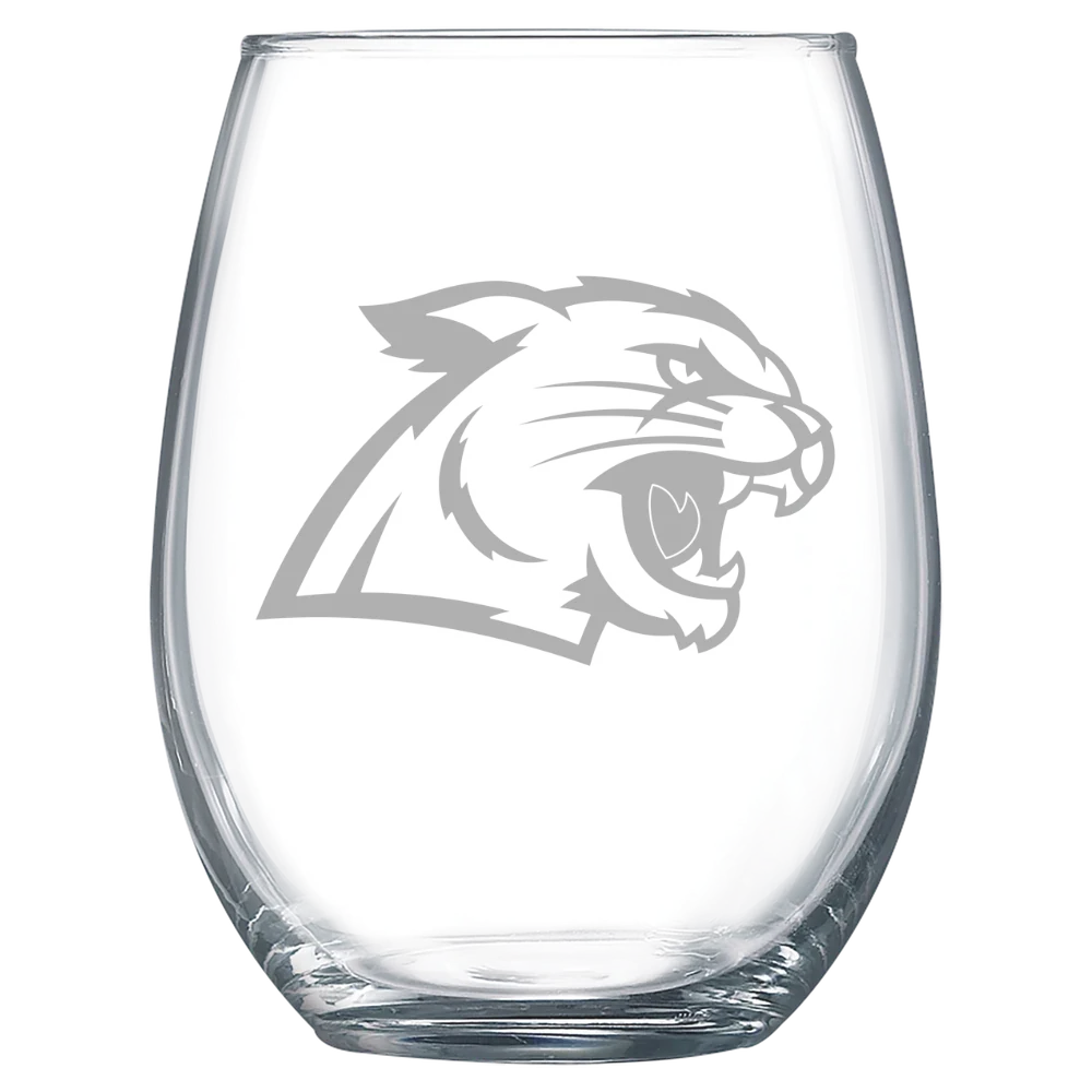 Northern Michigan University Polar Camel 15 oz. Stemless Wine Glass