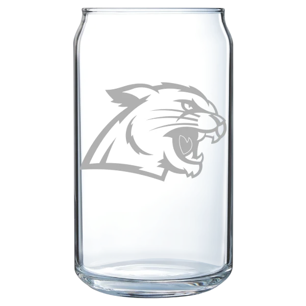 Northern Michigan University Polar Camel 16 oz. Can Glass