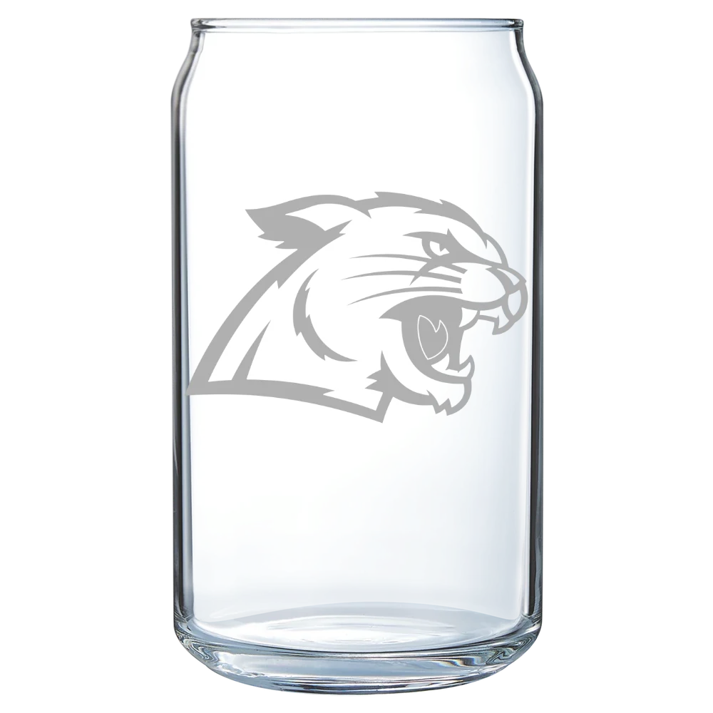 Northern Michigan University Polar Camel 16 oz. Can Glass
