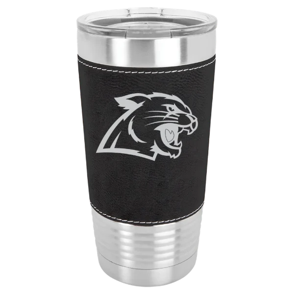Northern Michigan University Polar Camel 20 oz. Leatherette Grip Tumbler with Standard Lid