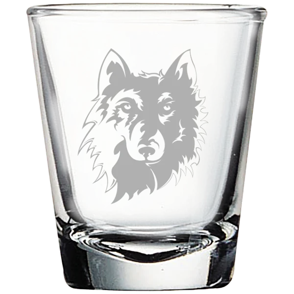 Northern State University Polar Camel 1.7 oz. Shot Glass