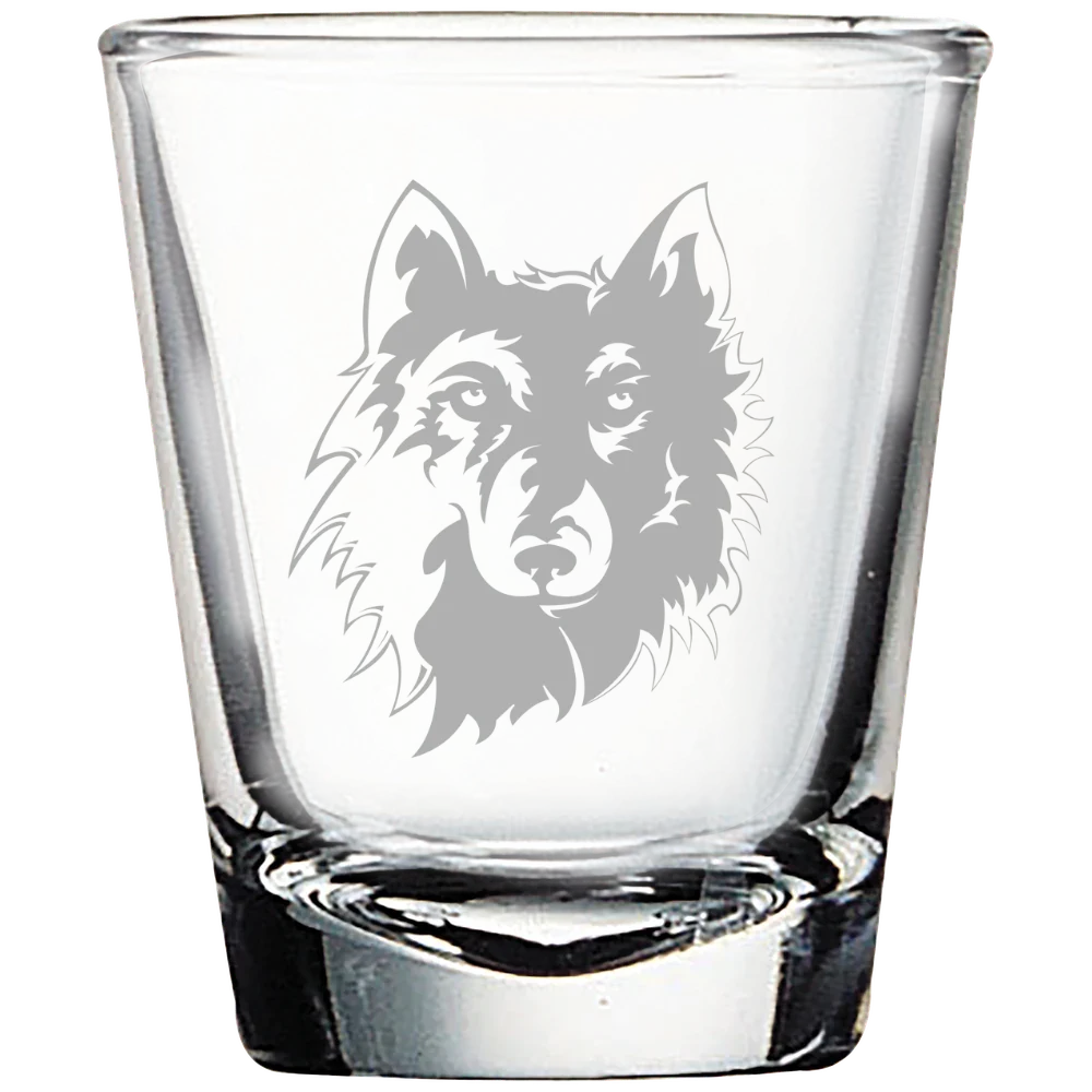Northern State University Polar Camel 1.7 oz. Shot Glass