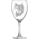 Northern State University Polar Camel 10 1/2 oz. Wine Glass