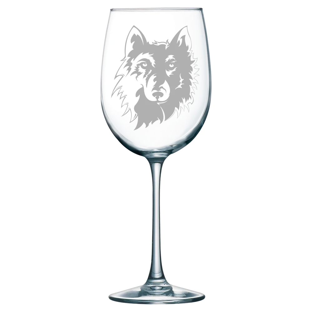 Northern State University Polar Camel 19 oz. Wine Glass