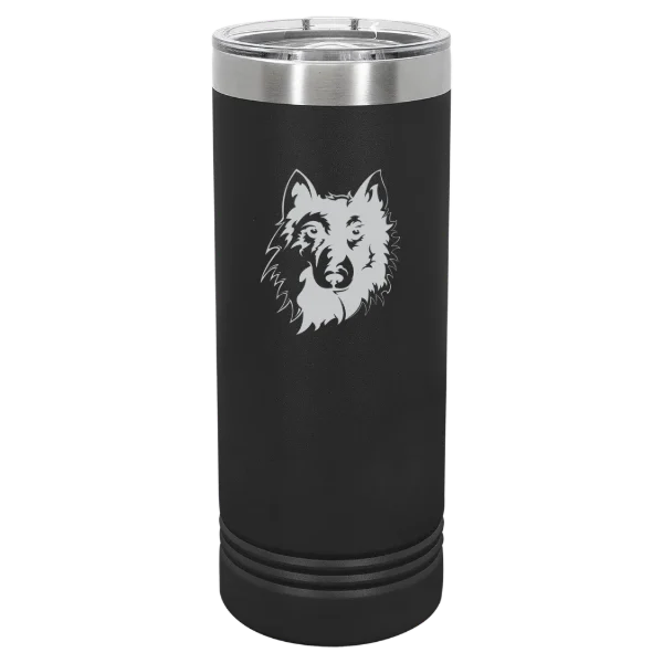 Northern State University Polar Camel 22 oz. Skinny Tumbler with Slider Lid