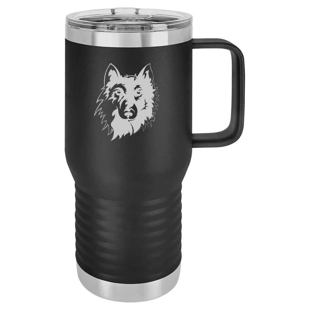 Northern State University Polar Camel 20 oz. Travel Mug with Slider Lid